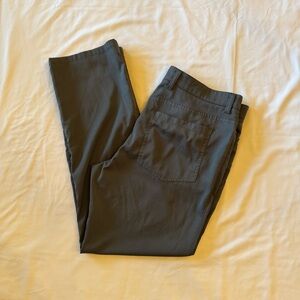 Gray PGA Tour Chinos Tailored Straight Leg Pants
